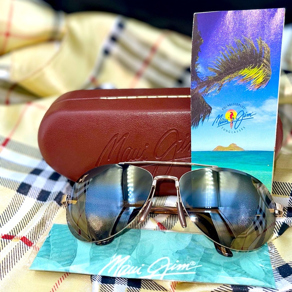 Unisex ~ Maui JIM ~ PILOT ~ Brand New ~ Polarized HCL Bronze Lenses